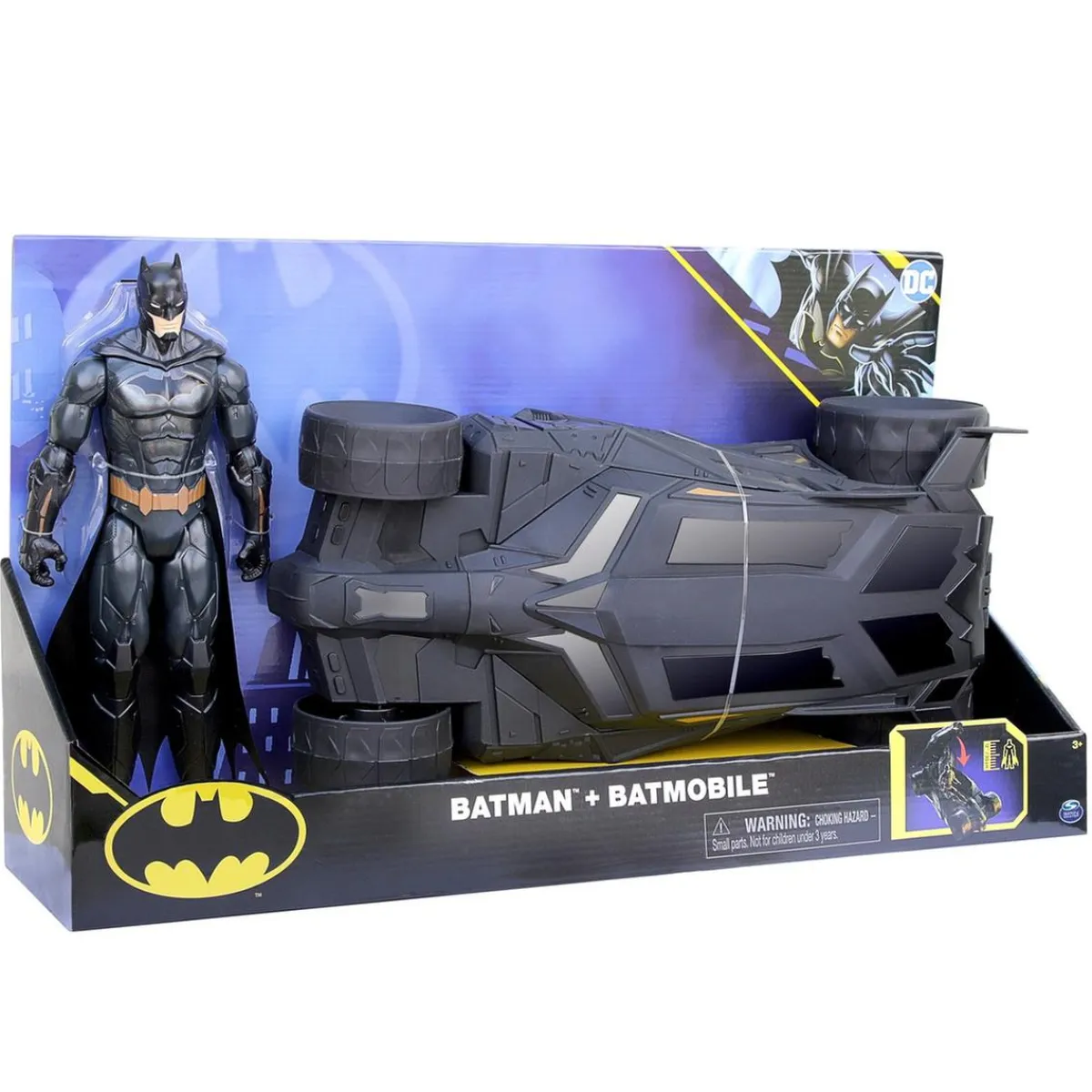 Sale Dc comics - - Set Batimóvil y figura de acción de 30 cm ㅤ Figuras De Acción