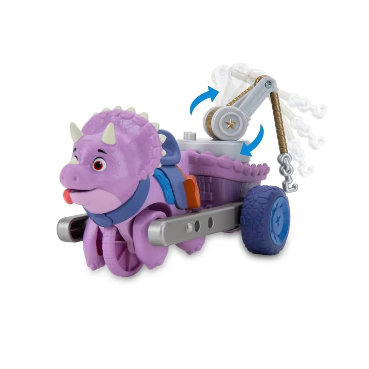 New Dino Ranch - Vehiculo + Figura Coleccionables Y Mini Mundos