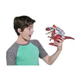 Hot Dino Wars T-Rex electrónico con movimiento y lanzador ㅤ Figuras De Acción