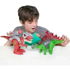 Hot Dino Wars T-Rex electrónico con movimiento y lanzador ㅤ Figuras De Acción