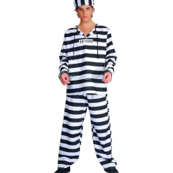 Disfraz carcelario adulto negro ㅤ*TOYS "R" US Sale