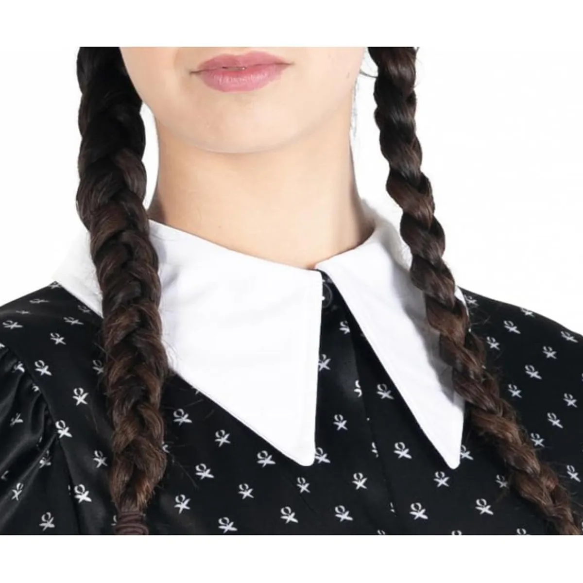 Best Disfraz Ciao color negro y blanco, 140cm ㅤ Disfraces|Halloween