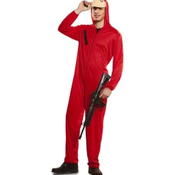 Discount Disfraz con máscara La Casa de Papel talla XL, color rojo ㅤ Disfraces|Halloween