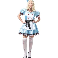 Disfraz de Alicia Deluxe para mujer XL Halloween|Disfraces