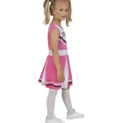 Disfraz de animadora rosa niña 7-9 años Disfraces|Halloween