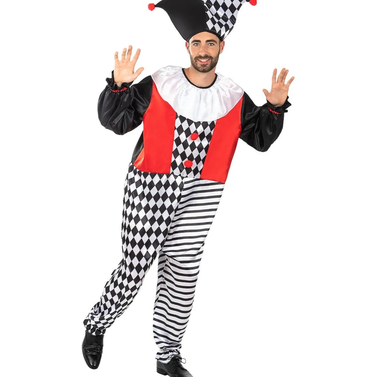 Disfraz de arlequín para hombre XXL*Funidelia Outlet