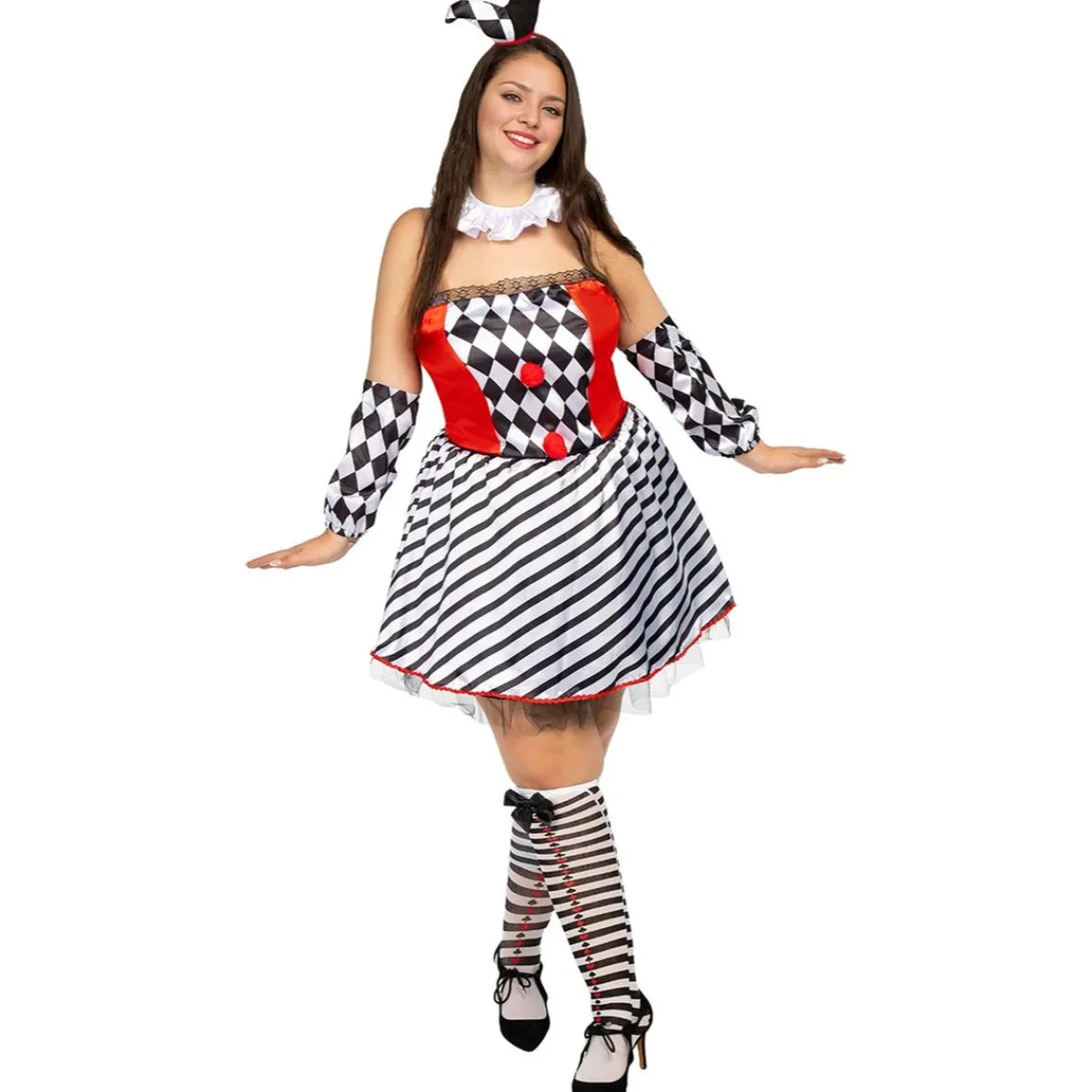Disfraz de Arlequín para mujer XXL*Funidelia Hot