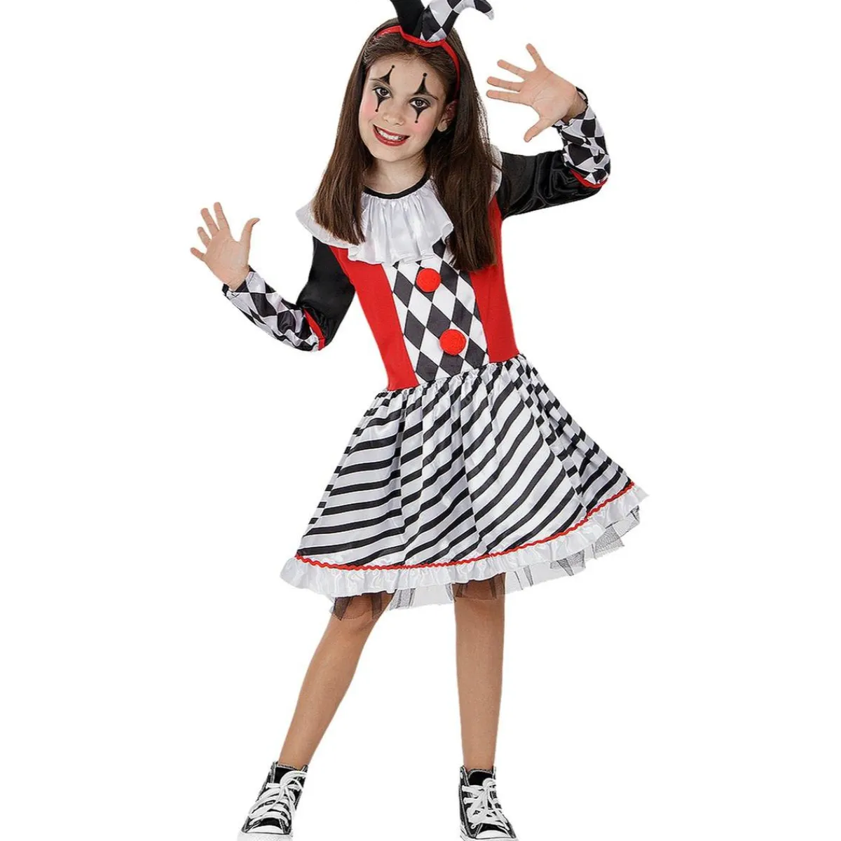 Disfraz de Arlequín para niña 3-4 años*Funidelia Best