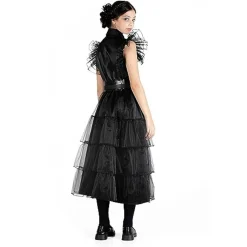 Disfraz de baile Rave'N Dance estilo Wednesday Addams, color negro, talla S ㅤ*TOYS "R" US Online