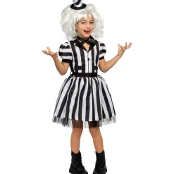Online Disfraz de Beetlejuice niña 7-9 años Disfraces|Halloween