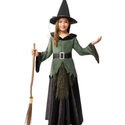 Disfraz de bruja deluxe niña 10-12 años*Funidelia Hot