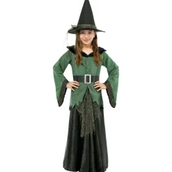 Outlet Disfraz de bruja deluxe niña 5-6 años Disfraces|Halloween