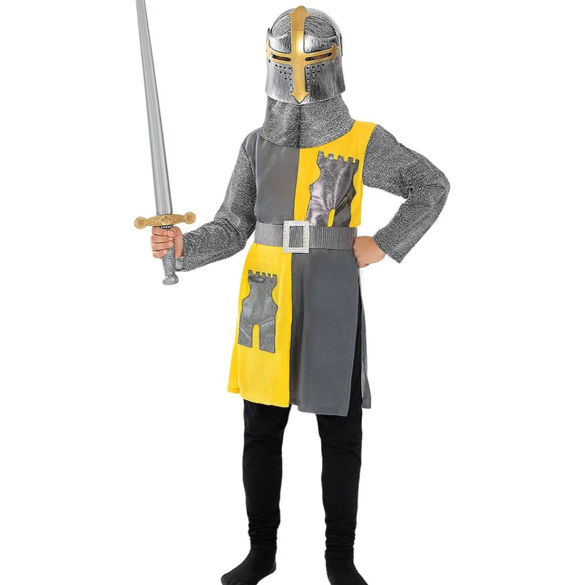 Disfraz de caballero medieval para niño 10-12 años Halloween|Disfraces