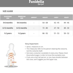 Disfraz de Calabaza para Bebé (50-68 cm)*Funidelia