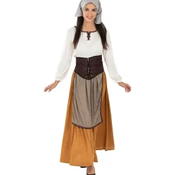 Disfraz de campesina medieval para mujer L*Funidelia Discount