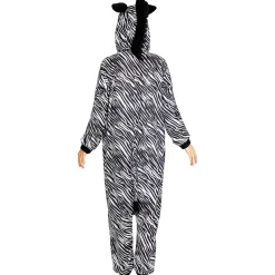 Disfraz de cebra onesie adulto L-XL*Funidelia Online