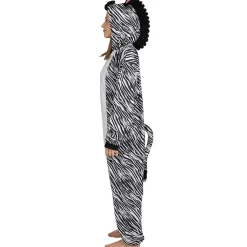 Disfraz de cebra onesie adulto L-XL*Funidelia Online