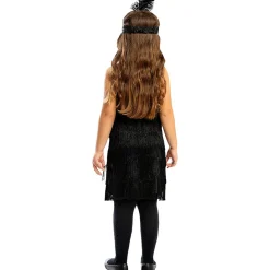 Clearance Disfraz de charlestón negro para niña 3-4 años Halloween|Disfraces