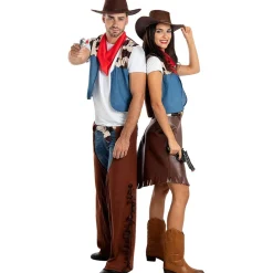 Clearance Disfraz de cowboy para hombre M-L Halloween|Disfraces