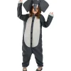 Disfraz de elefante onesie para niños 5-6 años*Funidelia