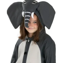 Disfraz de elefante onesie para niños 5-6 años*Funidelia