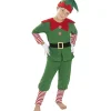 Hot Disfraz de elfo navideño niño 7-9 años Disfraces|Halloween