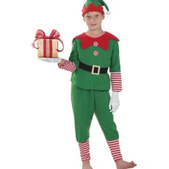 Disfraz de elfo navideño niño 10-12 años*Funidelia