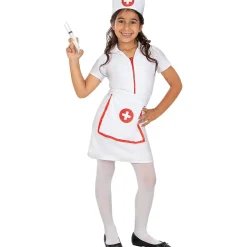 New Disfraz de enfermera para niña 3-4 años Halloween|Disfraces