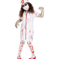 Hot Disfraz de enfermera zombie niña 3-4 años Disfraces|Halloween