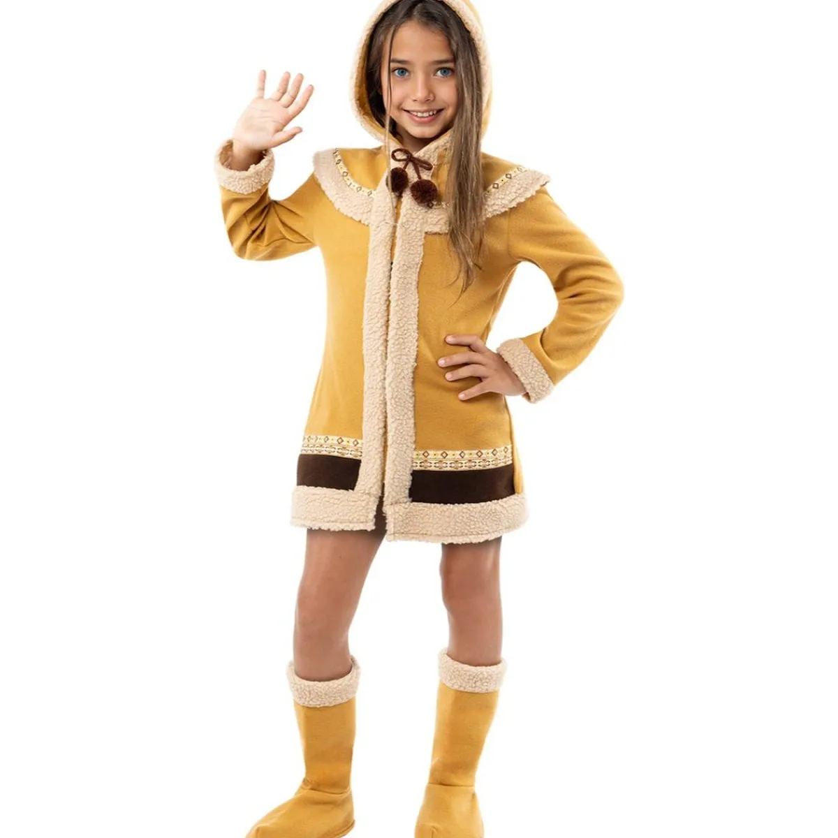 Sale Disfraz de esquimal para niña 5-6 años Halloween|Disfraces