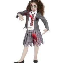 Clearance Disfraz de estudiante zombie niña 5-6 años Halloween|Halloween