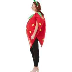 Disfraz de fresa Talla única*Funidelia Online