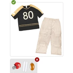 Discount Disfraz de fútbol americano musculoso para hombre M Disfraces|Halloween