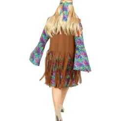 Online Disfraz de hippie para mujer XXL Disfraces|Halloween