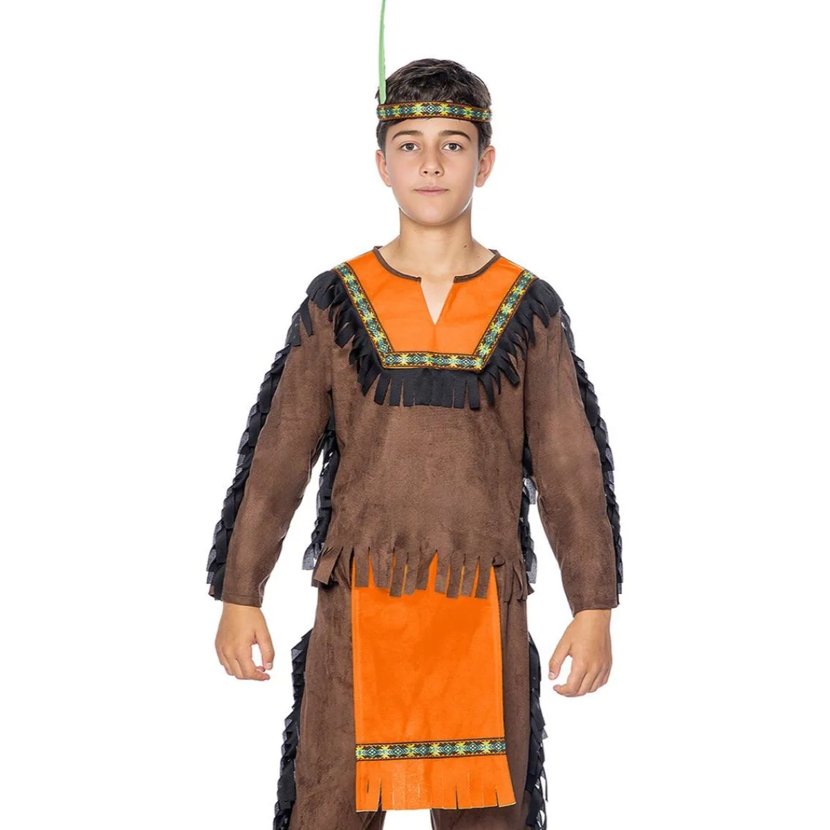 Online Disfraz de Indio Deluxe para niño 7-9 años Halloween|Disfraces