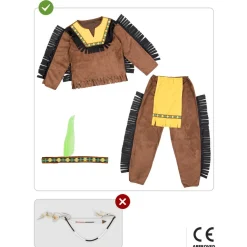 Disfraz de Indio Deluxe para niño 5-6 años*Funidelia Sale