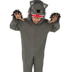 Sale Disfraz de lobo gris para niños 10-12 años Disfraces|Halloween