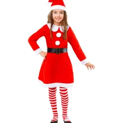 Disfraz de Mamá Noel niña 7-9 años*Funidelia Clearance