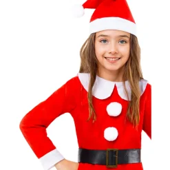 Disfraz de Mamá Noel niña 7-9 años*Funidelia Clearance