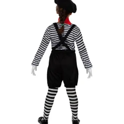 Clearance Disfraz de mimo para niña 5-6 años Halloween|Disfraces