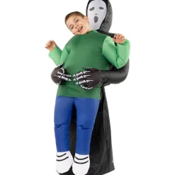 Discount Disfraz de Muerte hinchable para niños Talla única Disfraces|Halloween