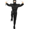 Discount Disfraz de Ninja negro para adulto L-XL Disfraces|Halloween