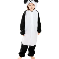 Online Disfraz de oso panda onesie para niños 10-12 años Halloween|Disfraces