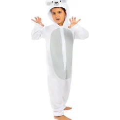 Disfraz de oso polar onesie para niños 5-6 años*Funidelia New
