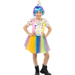 Outlet Disfraz de payasa para niña 3-4 años Disfraces|Halloween