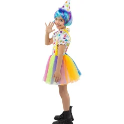 Disfraz de payasa para niña 10-12 años*Funidelia Online