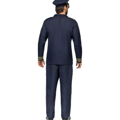 Hot Disfraz de piloto de aviones para hombre XXL Disfraces|Halloween