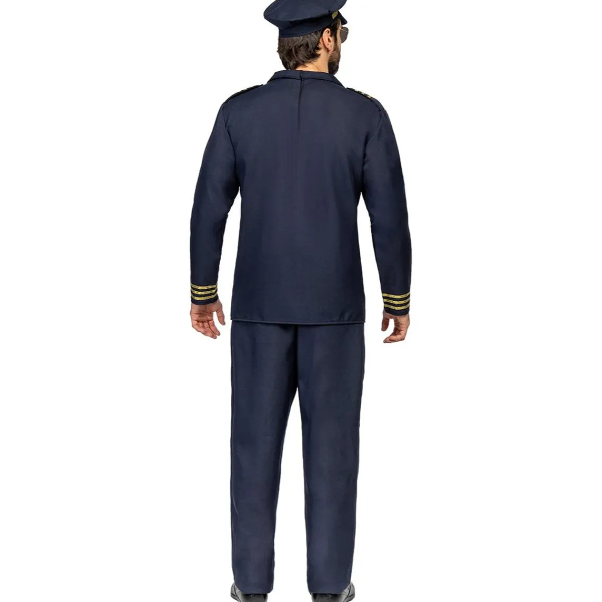 Hot Disfraz de piloto de aviones para hombre XXL Disfraces|Halloween