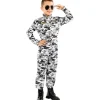 Clearance Disfraz de piloto de caza para niño 5-6 años Halloween|Disfraces