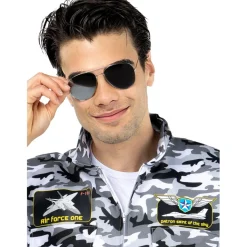 Disfraz de piloto de caza para hombre M-L*Funidelia New